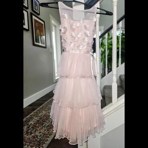 Girls, Pink Special Occasion dress, Size 7